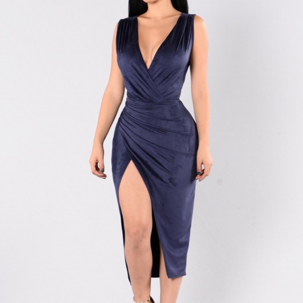 Fashion Nova Midi Length Dress